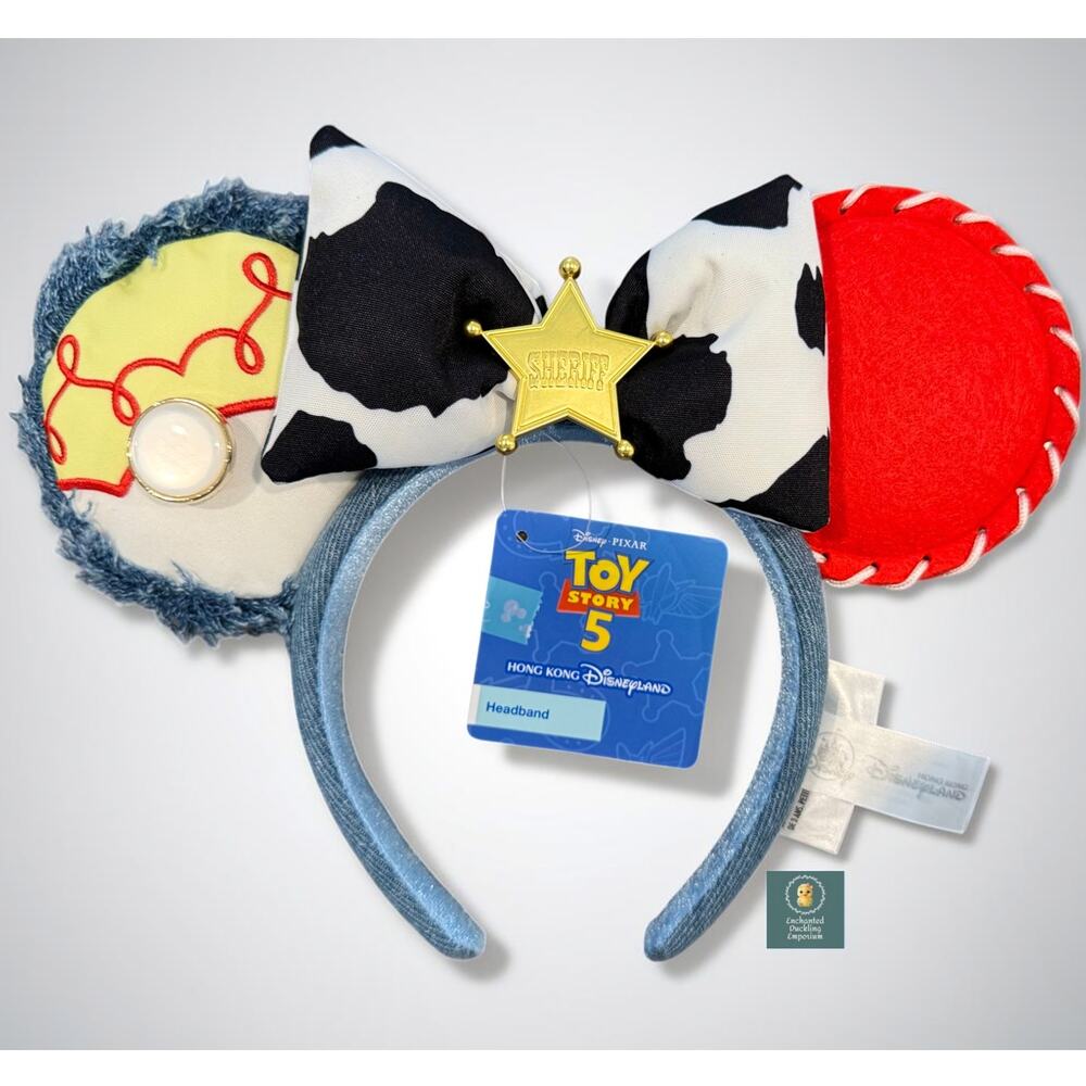 Disney HKDL 2026 Toy Story Jessie Cowgirl Ears Headband Disneyland NWT